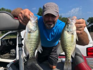 Crappie caught on Rend Lake